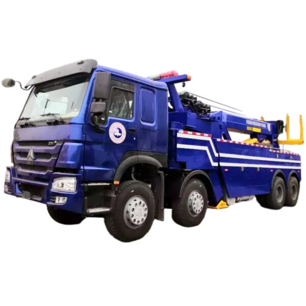 Sinotruk HOWO Offroad Heavy Duty 40ton Rotator Wrecker Recovery Trucks Wrecker Towing Truck (360 D Boom Crane Rotator)