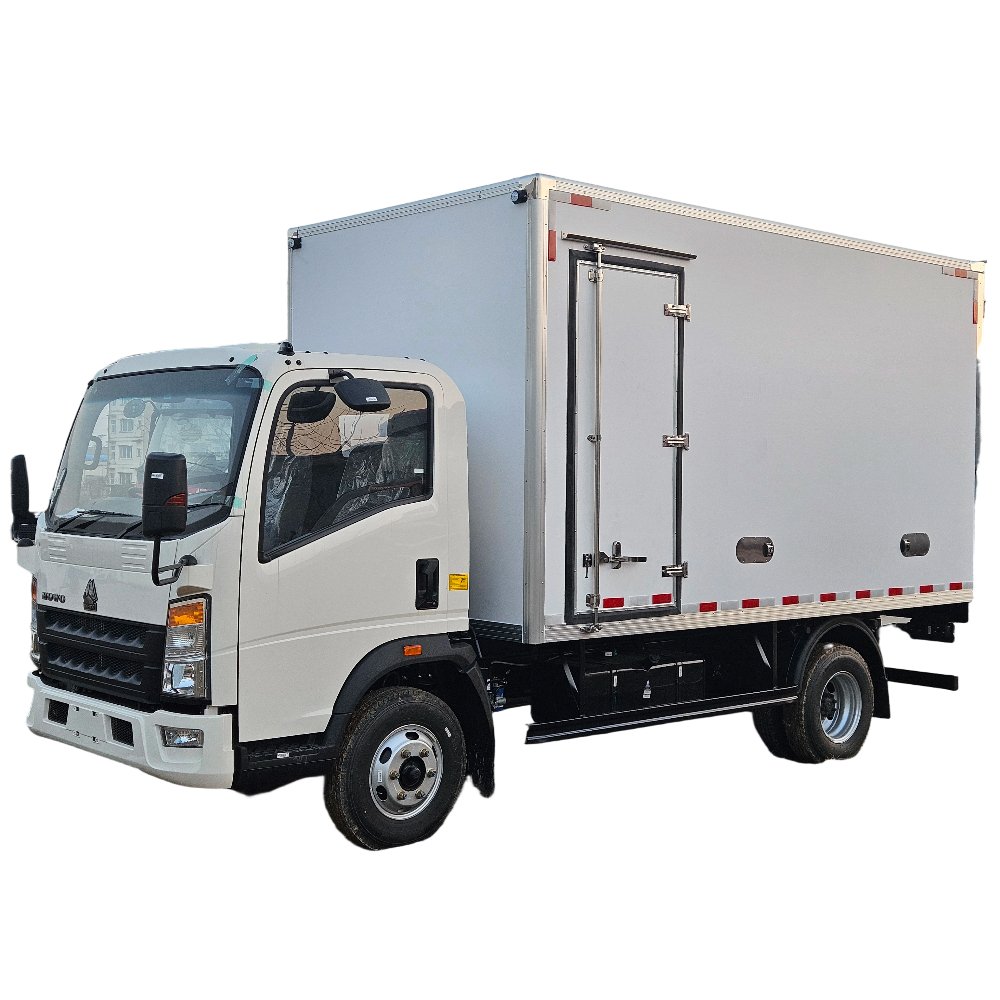 HOWO 4X2 4x4 Rhd Refrigerated Box Truck Chilled Lorry Cold Chian Insulated Curtainsider Thermo King - Image 4
