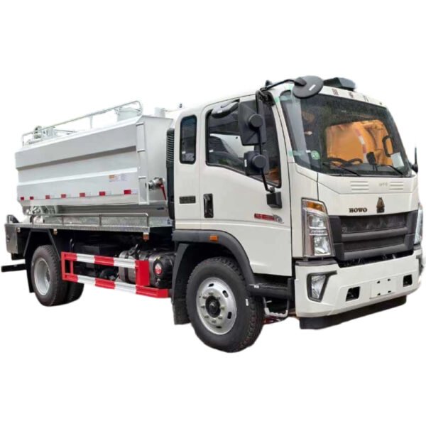HOWO 4X2 Combined Sewer Cleaning and Suction Vacuum Tanker Truck
