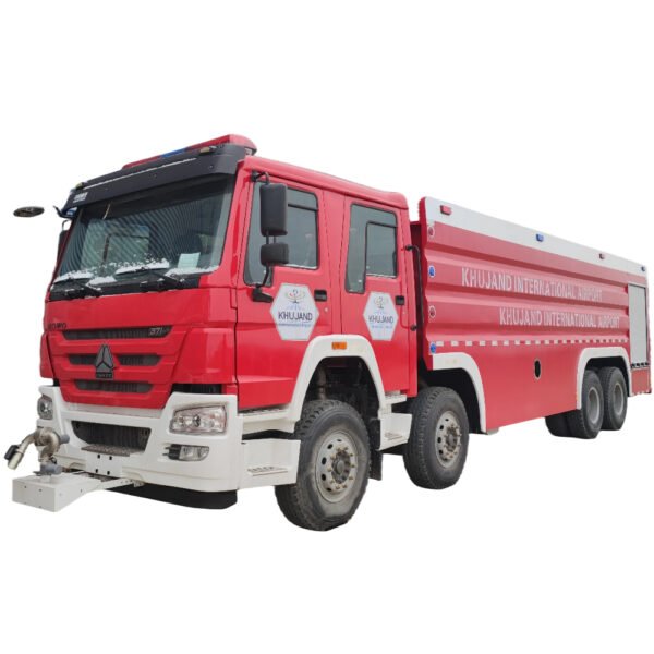 Sinotruk 8X4 HOWO  4 axles 12wheels 18cbm Water Foam Dry Powder Combined Fire Truck for Fire Rescue
