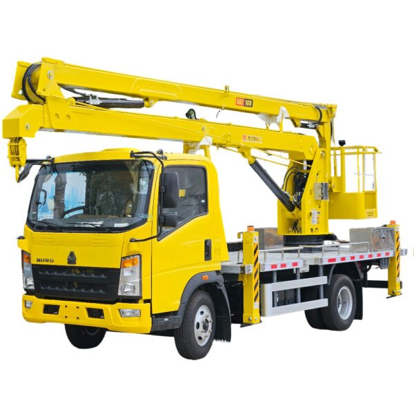 16m 4*2 HOWO Articulated Aerial Work Platform Mobile Elevated Boom Lift