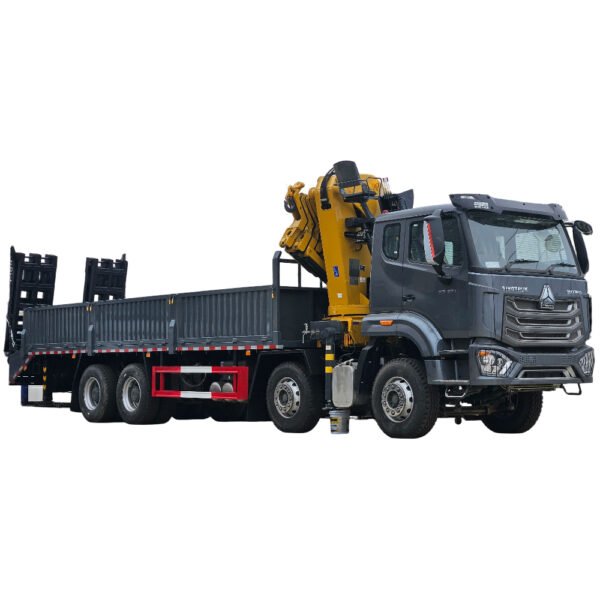Timber Transport Truck 8X4 Logging Truck with Folding Type International Famous Brand Crane