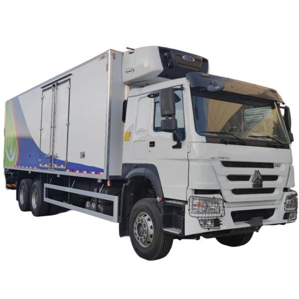 HOWO 6X4 20 Ton Refrigerated Truck for Burkina Faso Sale New Refrigerated Truck for Food Transport