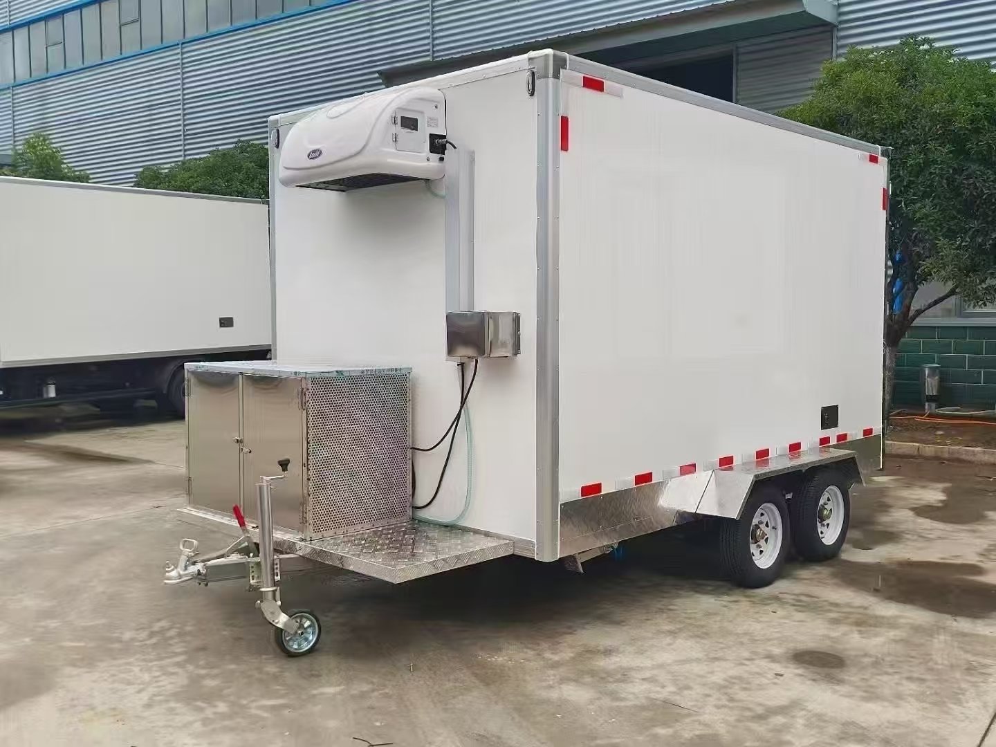 Refrigerated insulated box trailer Customized Freezer Refrigerated Truck Box CKD Fiberglass Van Cargo Body - Image 2