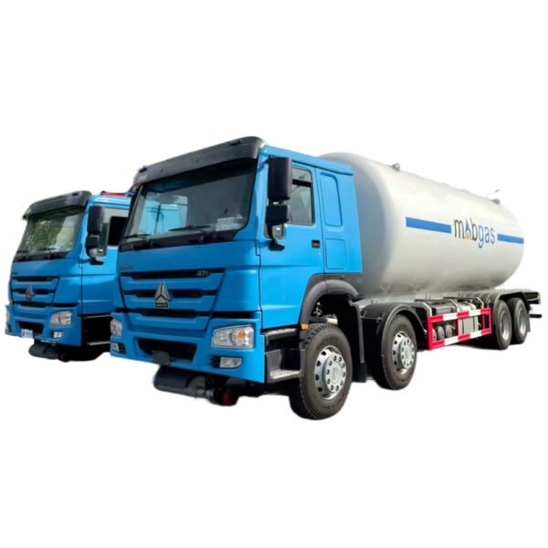 Sinotruk HOWO 6X4 34cbm Cylinder Autos Gas Filling Trucks LPG Dispenser Truck