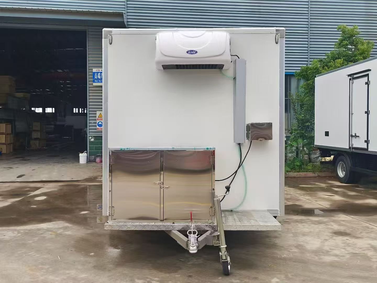 Refrigerated insulated box trailer Customized Freezer Refrigerated Truck Box CKD Fiberglass Van Cargo Body - Image 7