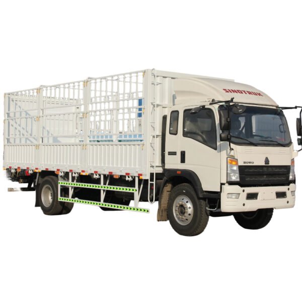 4ton/5ton/6ton Light Van Cargo Truck Commercial with Rear Hydraulic Lifting Platform