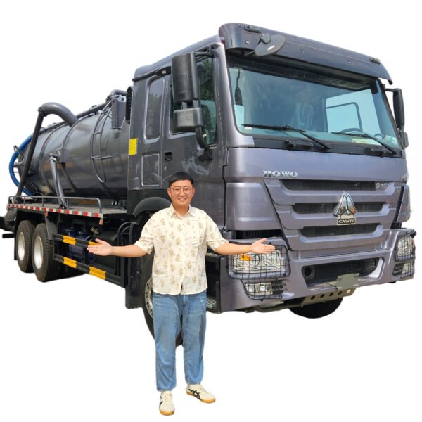 HOWO 6X4 Sewage Truck 16cbm Sewer Cleaning Truck 15tons Sewage Tank Truck