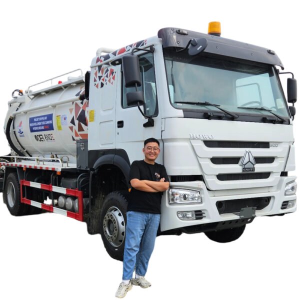 Sinotruk HOWO 6X4 15000L Sewage Suction Vacuum Truck Vacuum cleaning vehicle