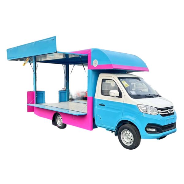 Ice Cream Beverage Snack Car Mobile Dining Car Hamburger French Fries Food Car Mobile Kitchen