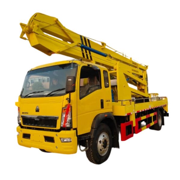 HOWO 22m Folding Arm Aerial Work Platform Lifting Hydraulic Raising High-Altitude Operation Truck