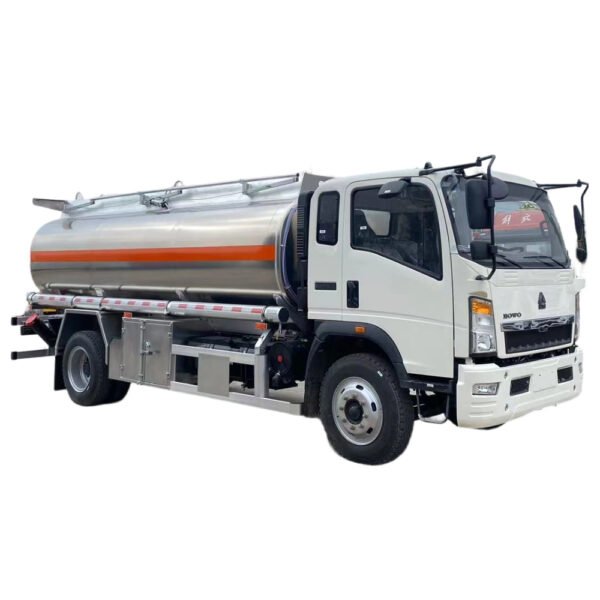 Sinotruk HOWO 5cbm10cbm Mobile Fuel Transport and Refueling Tankers Truck Industrial Grade Advanced European Standard Oil Tanker Trucks